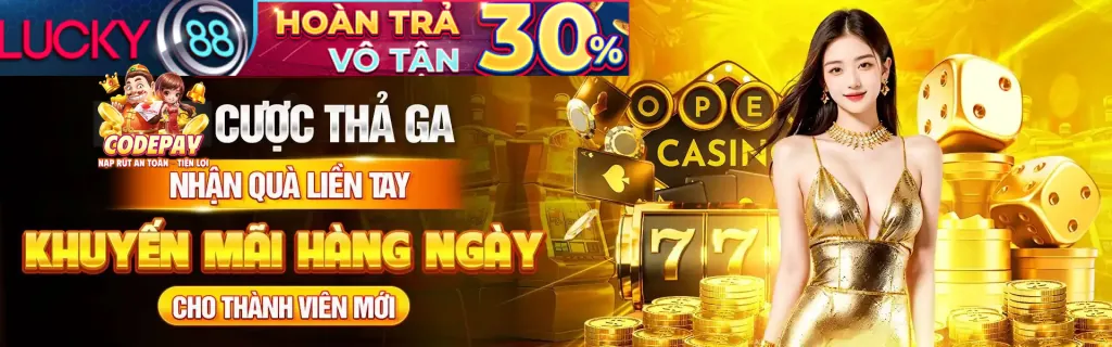 Giao diện màn hình game nổ hũ 68GB với các cuộn quay đầy màu sắc và biểu tượng may mắn